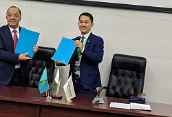 Подписание меморандума о сотрудничестве между НАО “НАНОЦ” и компанией “Astana Business Group BM LTD”. 